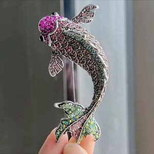 Sparkle Fish Brooch